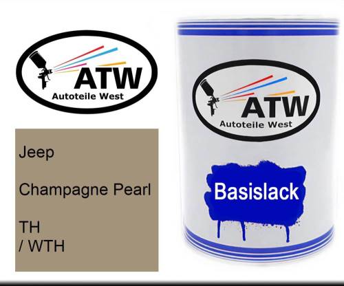 Jeep, Champagne Pearl, TH / WTH: 500ml Lackdose, von ATW Autoteile West.